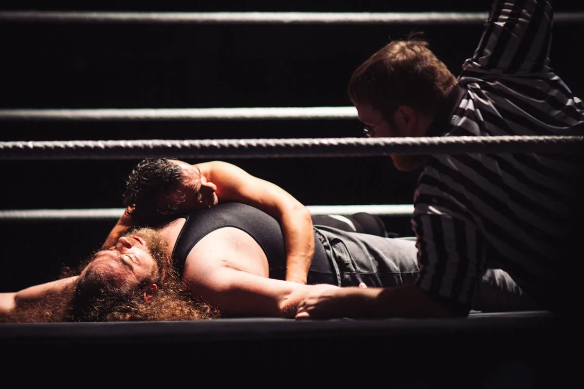 Sri Lanka Sambo athlete in action during the Asian Championships qualifier